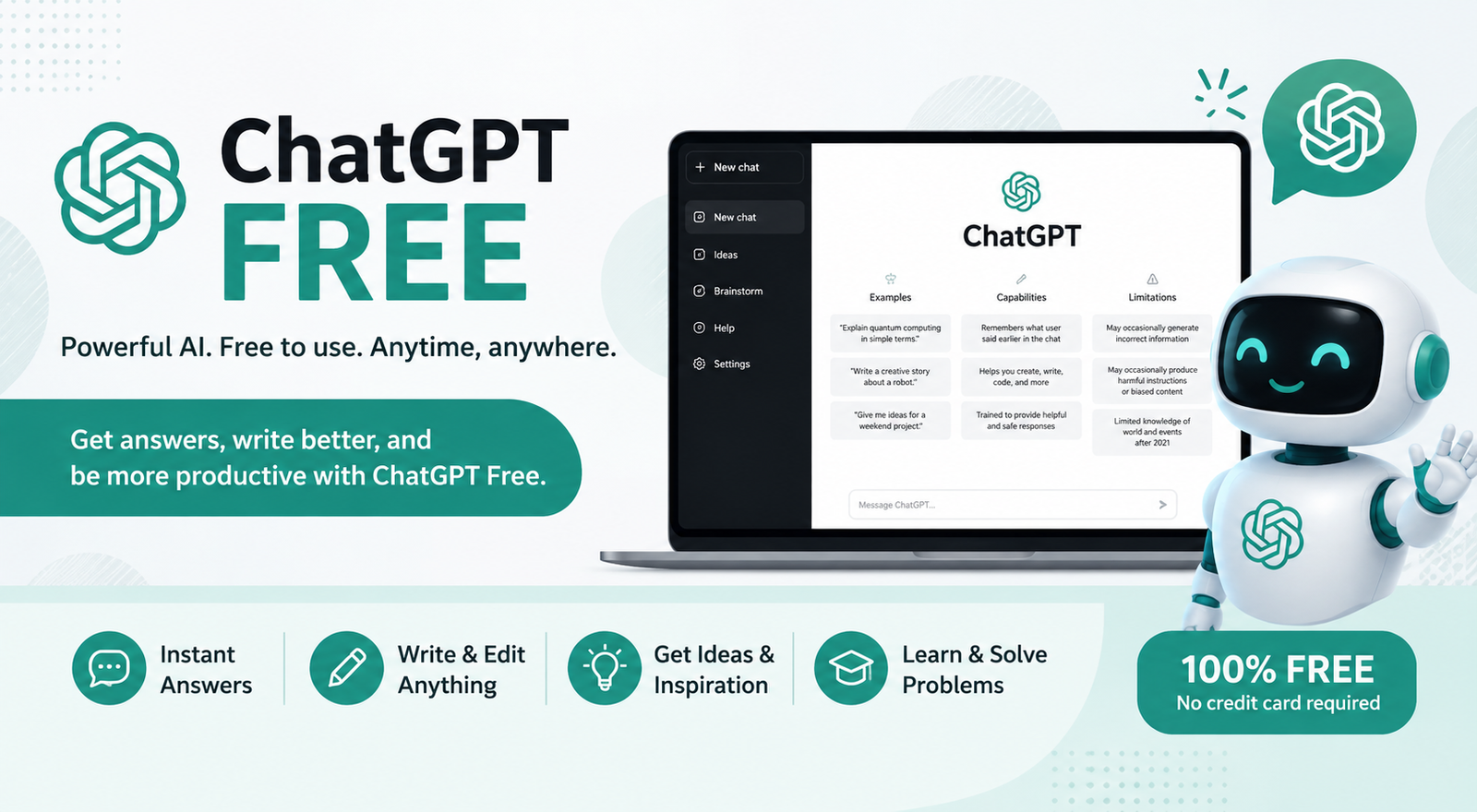 ChatGPT Free: Features, Limits, How to Use It & Free vs Paid